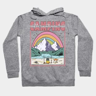 "I'd Rather Be Camping" Wanderlust Gift Hoodie